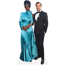 Joshua Jackson And Jodie Turner-Smith (Duo 3) Mini Celebrity Cutout