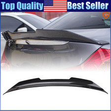 For Infiniti G35 G37 4door Sedan Psm Rear Trunk Spoiler Wing Lip Carbon Fiber