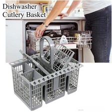 Dishwasher Cutlery Basket Holder for Hotpoint Grey Detachable Handle Universal
