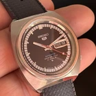 Vintage 1968 Seiko 5 Sports Automatic 6119-8130 Fresh Service, New Crystal+Strap