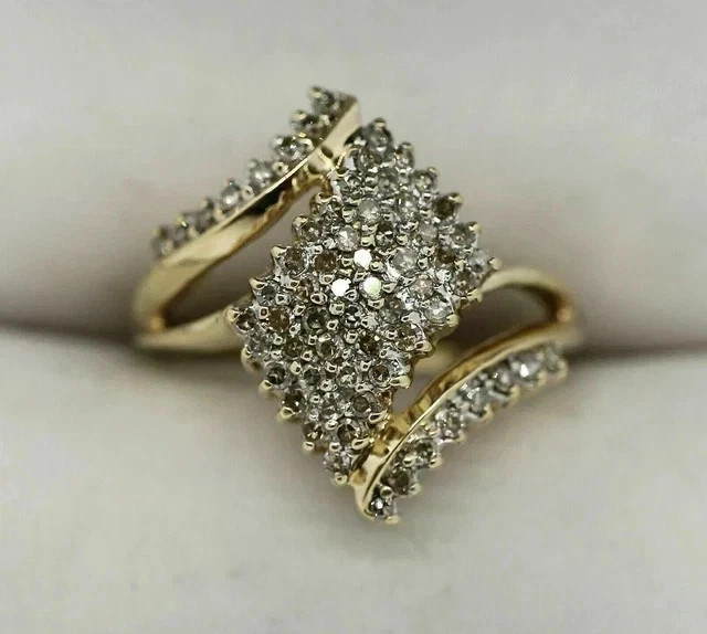 2Ct Round Cut Lab Created Diamond Women's Engagement Ring 14k Yellow Gold Plated
