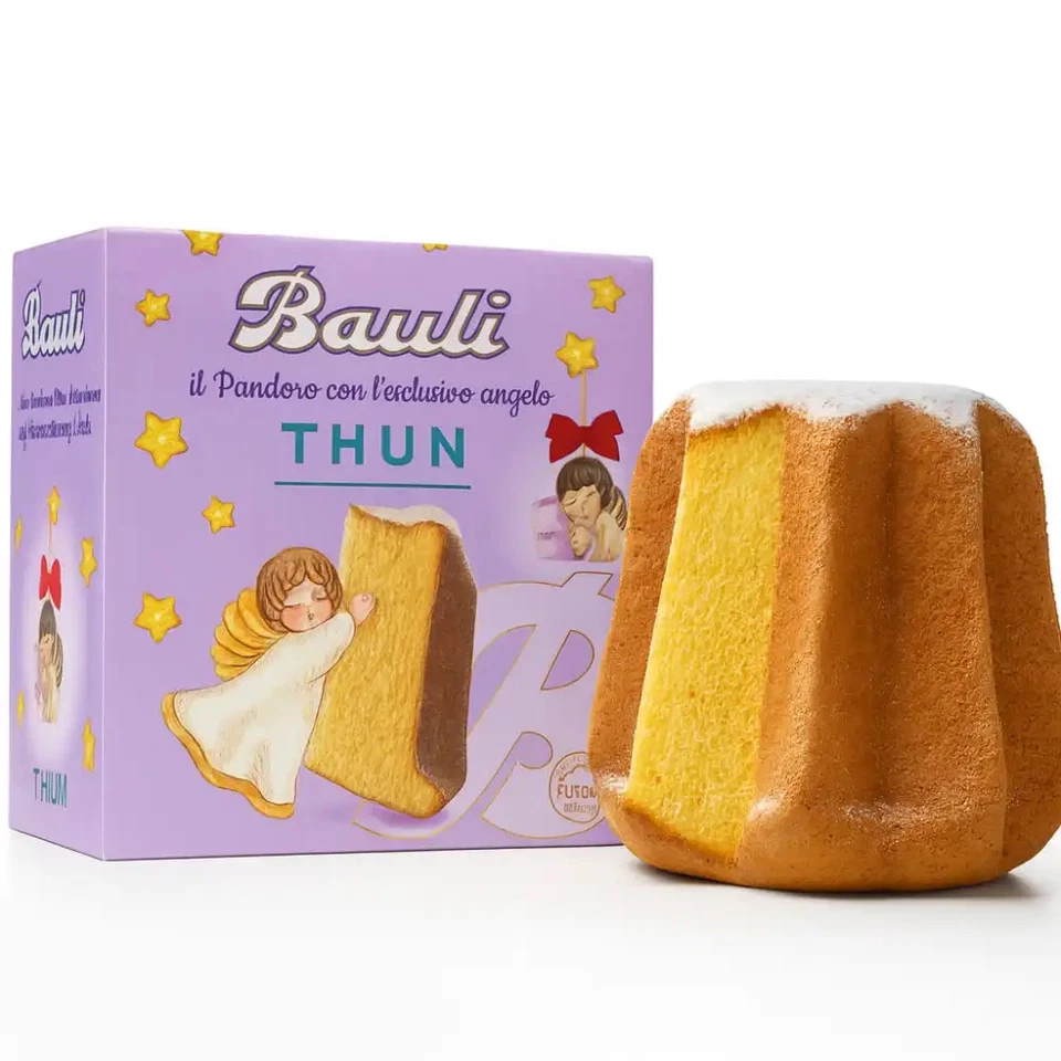 Bauli Pandoro Classico 700g con Esclusivo Angelo Thun Idea Regalo Natalizia - Imagen 3 de 4