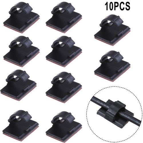 Wire Tie Glossy Cardboard Wire Tie Cable 14mmx19mm Black For Car Dash Cam - Afbeelding 4 van 12