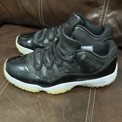 Nike Air Jordan 11 Retro “72-10” – Black/White-Gym Red – Men’s Size 8.5