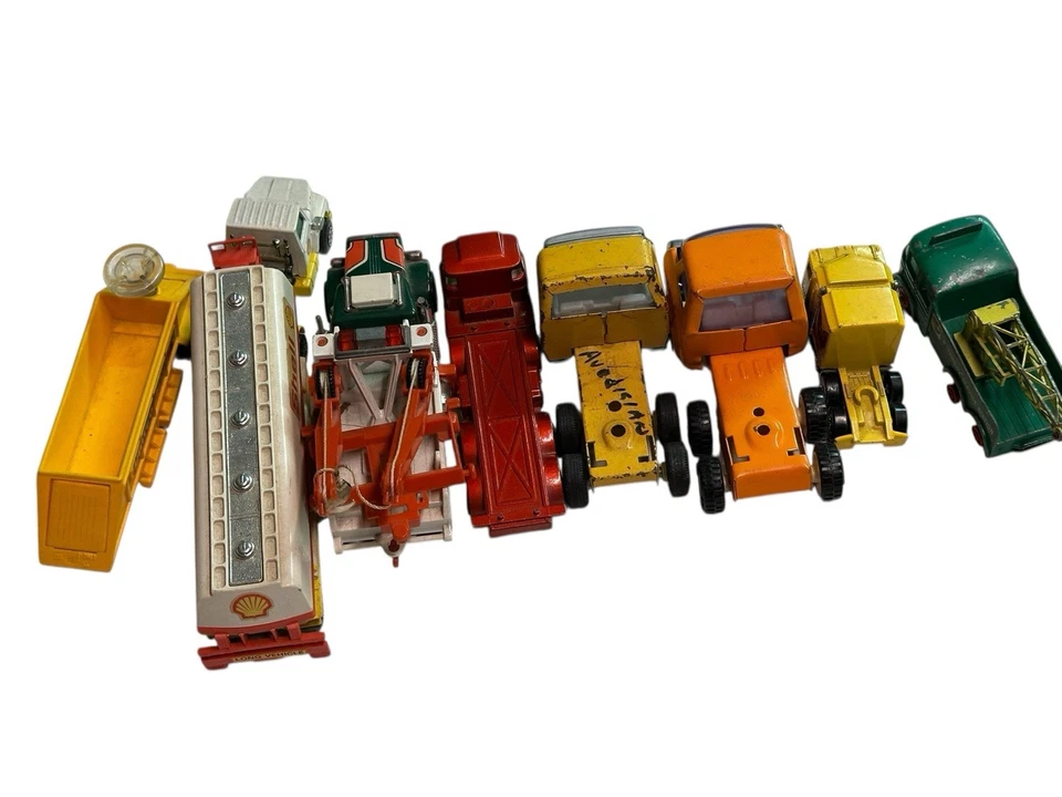 Vintage Diecast Truck Lot Matchbox Super Kings ,Tanker Peterbilt Wrecker Buddy L - Image 3 of 4