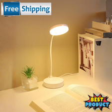USB LED Desk Lamp 3 Color Modes Dimmable Adjustable Table Light for Home Office