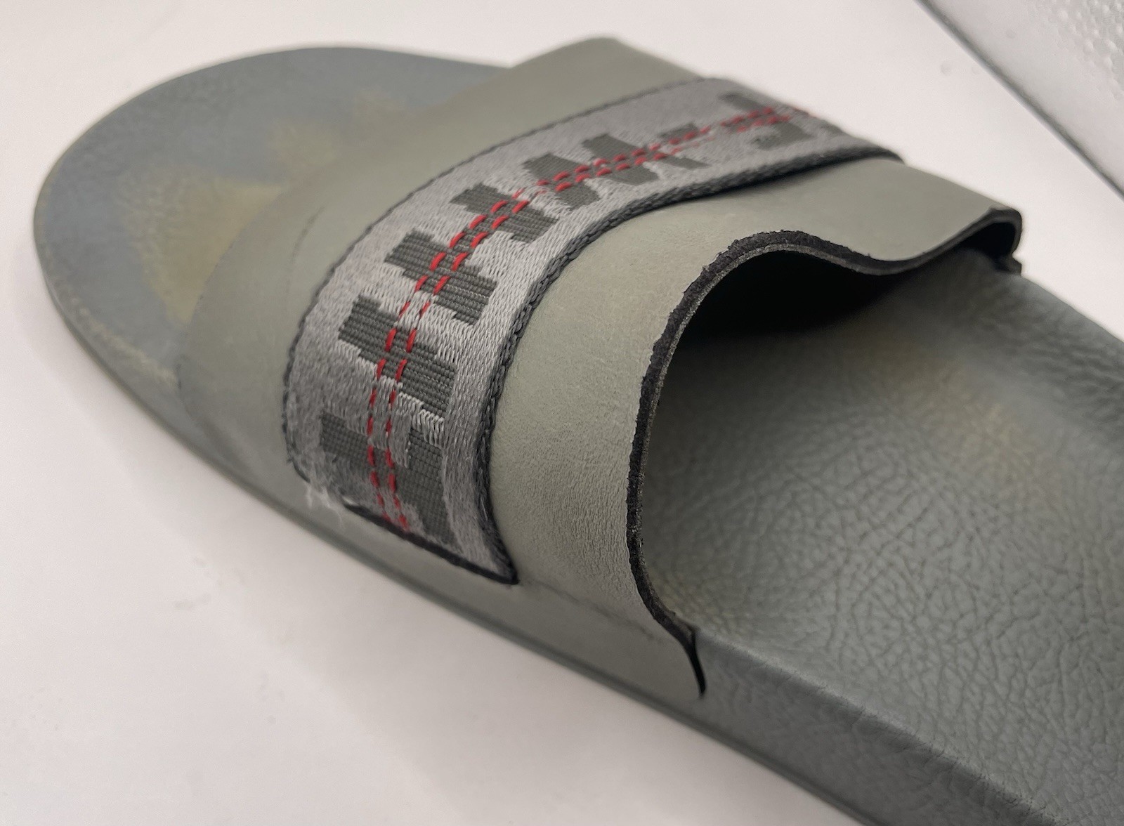 Off-White Authentic Gray Slides Slippers Men’s Sz… - image 7