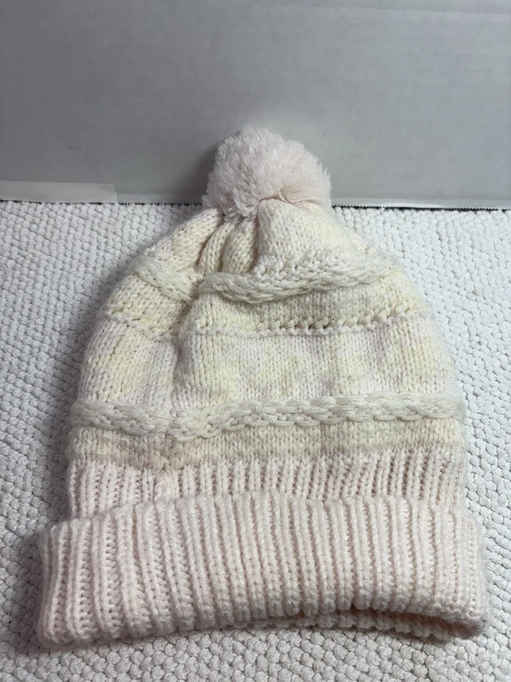 Gorro tejido The North Face Fair Isle blanco amarillo pompón invierno OS unisex Foto 2 de 4