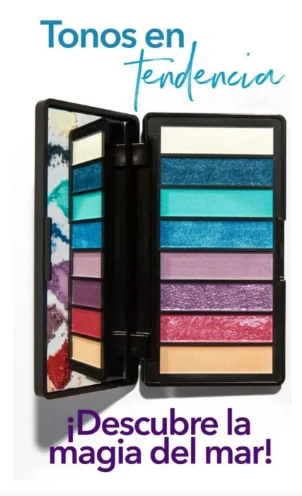 Paleta de sombras de ojos Jafra Beauty Sweetie Splash 0,28 oz ~ 8 colores Foto 2 de 4