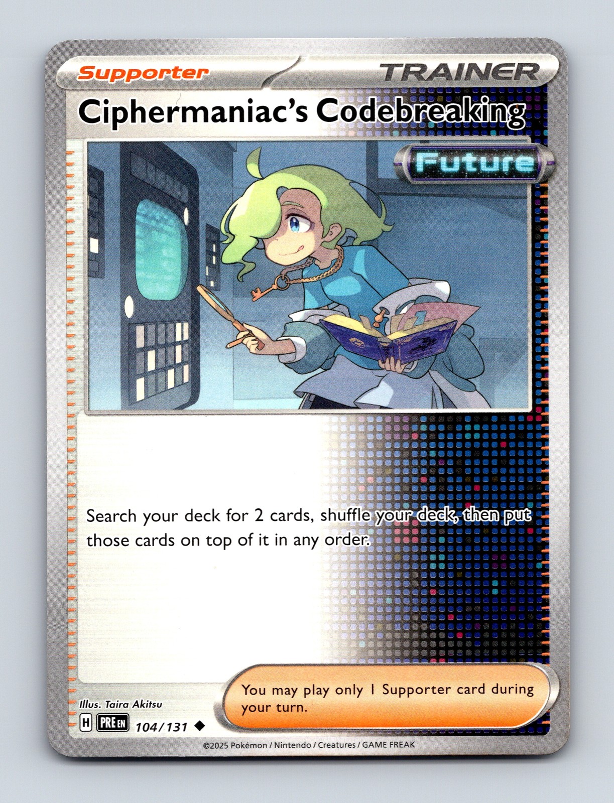 Ciphermaniac's Codebreaking - Prismatic Evolutions 104/131 - Uncommon - Pokémon