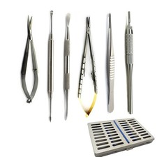 Latest Micro Periodontal Surgery Kit + Cassette Dental Oral Surgery Instruments