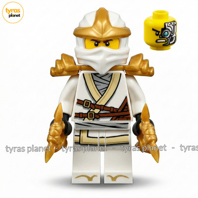 LEGO NINJAGO Zane ZX Legacy Update Minifigure with WEAPONS