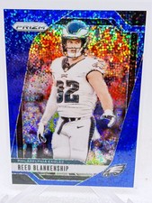 2024 Prizm Football Reed Blankenship #235 Blue Sparkle /96