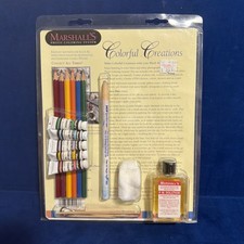 Marshall  s Vtg Photo Coloring Set Pencils Solutions Instruction Photography Art