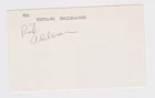 vtg Rick Adelman Autographed HOF 3x5  Trail Blazers Rockets Jazz Kings Bulls