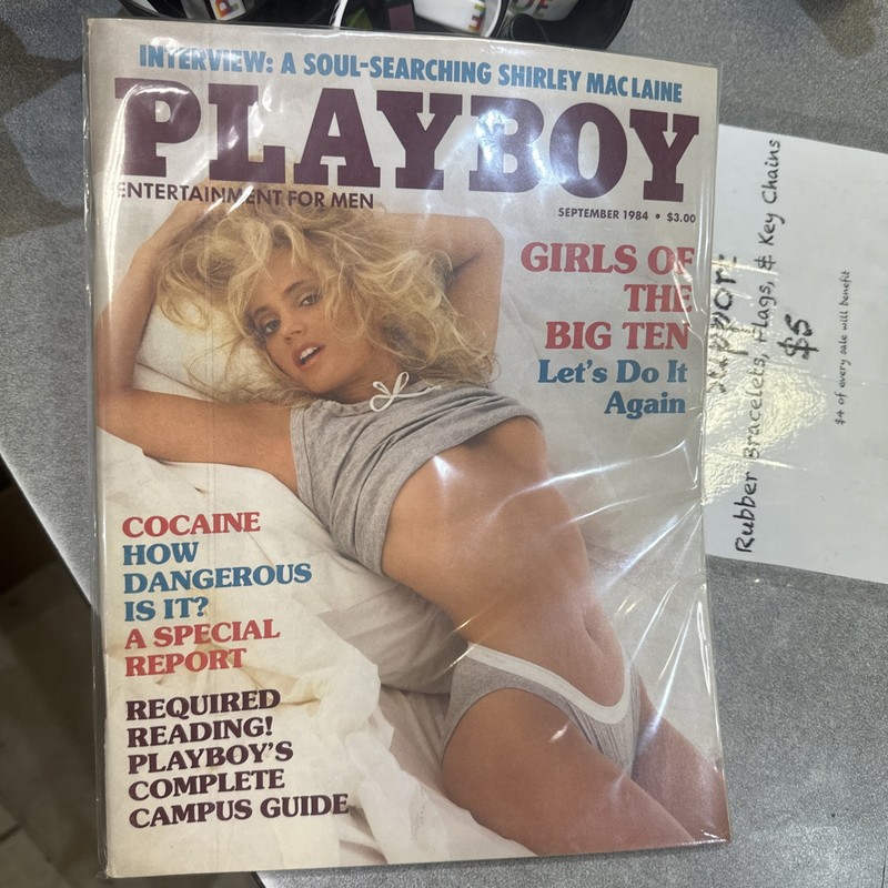 Playboy Magazine September 1984 Girls of the Big Ten