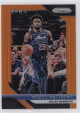 2018-19 Panini Prizm Orange Prizm /49 Wesley Matthews #290 14dh