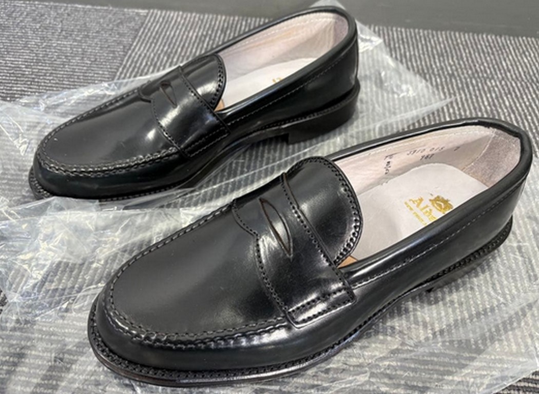 Alden 987 Black Shell Cordovan LHS / Penny Loafer