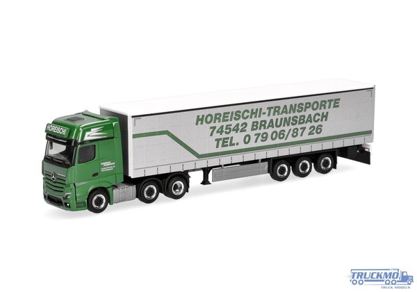 Herpa Horeischi Transporte Mercedes Benz Actros L Gigaspace Gardinenplanena-image