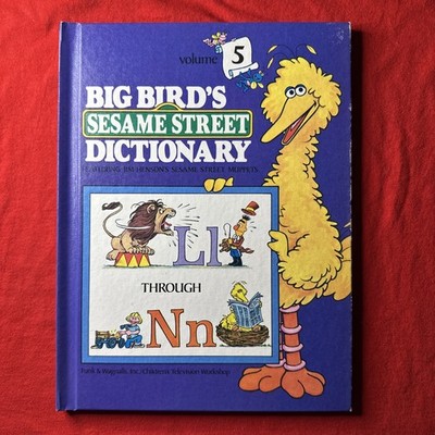 BIG BIRD'S SESAME STREET DICTIONARY  L-N VOLUME 5 - LINDA HAYWARD - 1980/1981