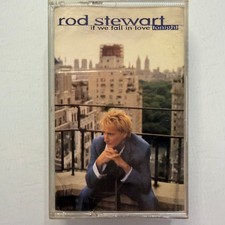 Rod Stewart If We Fall In Love Tonight Cassette 1996 Warner Bros.