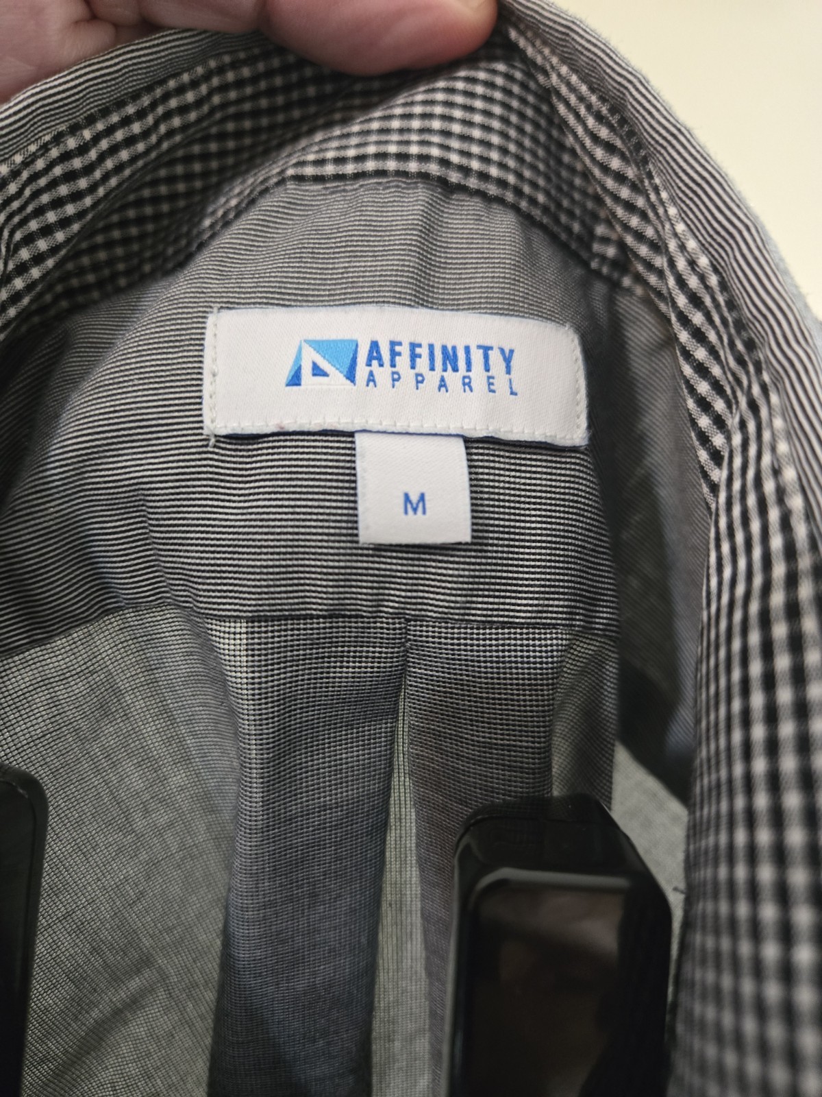 Affinity Apparel Long Sleeve Button Up Solid Gray… - image 6
