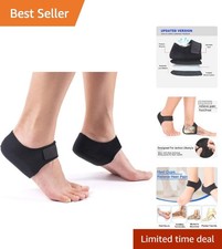 All-Day Comfort Heel Protectors for Pain  Spurs - Machine Washable, M/W Sizes