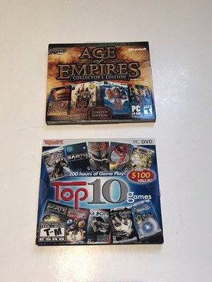 Age of Empires: Collector's Edition 3-Disc And Top Ware Top 10 Games For PC 2000