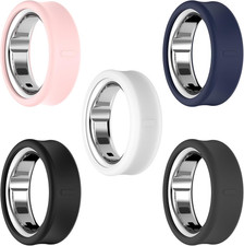 Ring Cover Compatible with Oura Ring Gen 4/Gen 3, 5-Pack Soft Silicone