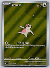 Slakoth (Illustration Rare) Holo Surging Sparks 212/191 Pokemon Card NM