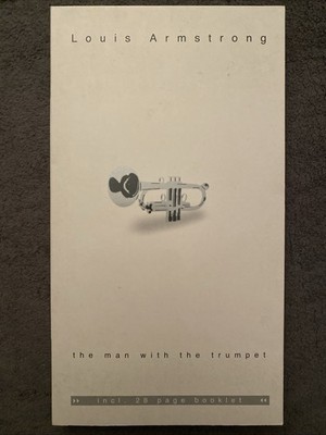 4 x CD Box Louis Armstrong Sehr Gut The Man With The Trumpet