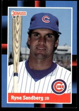 Ryne Sandberg 1988 Donruss Cubs Team Collection #242 Cubs MLB READ FREE SHIPPING