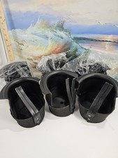 6pcs Leather / Foam Billiard Pool Table Pockets Drop Pockets Replacement BLACK