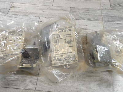 National C8412 Lever Tumbler Chest Lid Lock Lot of 3 Replacement Projects