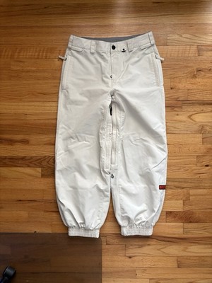 Volcom Off White Baggy Snow Pants