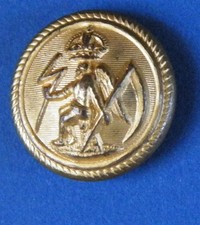 Bb MONARCH STEAMSHIP LINE UNIFORM BUTTON medium Gilt