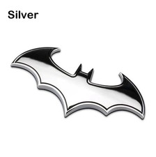 New Silver 3d Metal Batman Dark Knight Batwing Emblem Badge Car Decal Sticker New Silver 3d Metal Batman Dark Knight Batwing Emblem Badge Car Decal Sticker