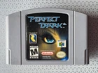 Perfect Dark (Nintendo 64, 2000) Video Game Cartridge Authentic Tested Working!