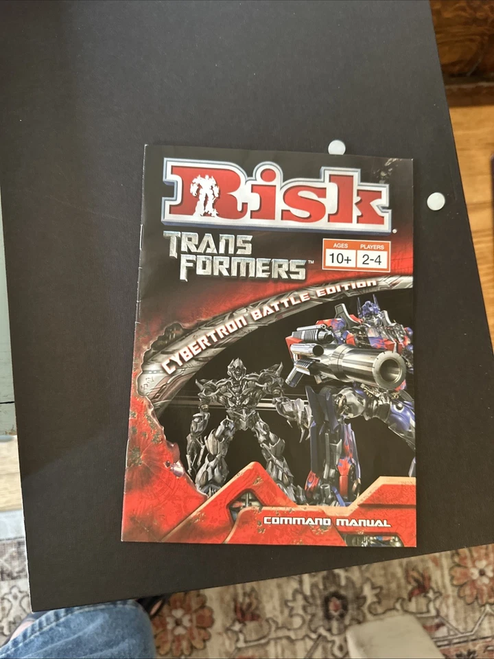 RISK TRANSFORMERS PARKER BROTHERS BOARD GAME CYBERTRON BATTLE EDITION NEW SEALED - Image 4 of 4
