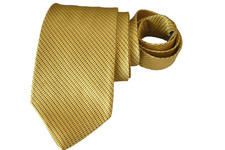 JIM THOMSON MEN'S TIE YELLOW/STRIPED WIDTH: 3.75