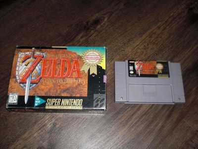 The Legend of Zelda: A Link to the Past Nintendo SNES Game Box Near Complete CIB