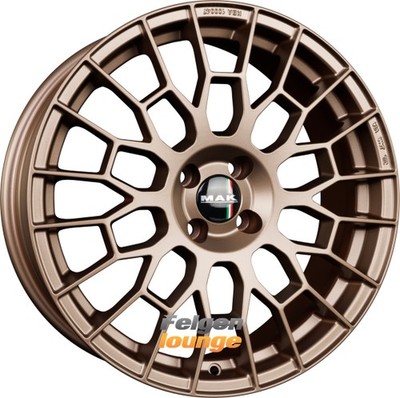 4x MAK APX Matt Bronze 7x17 ET42 4x100 Alufelgen 17 Zoll
