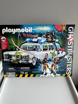 Playmobil Ghostbusters Ecto-1 Auto Set 9220 mit Figuren & Zubehör, 79 Teile