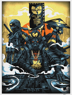 wu-tang clan ポスター PRE-ORDER OFFICIAL WU-TANG CLAN POSTER MSG Garden New York