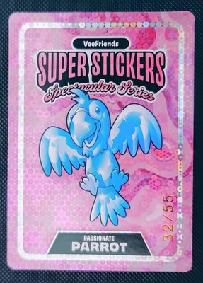 Veefriends Super Sticker Spectacular Series Passionate Parrot /55