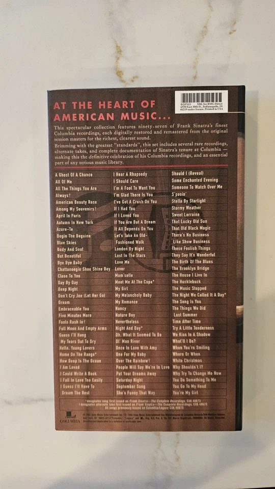 Frank Sinatra: Best Of The Columbia Years 1943-1952 (бокс-сет из 4 компакт-дисков) с буклетом - Изображение 4 из 4