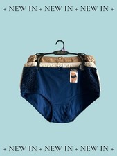 PRIMA VALENTINA 3 Pck LACE BRIEFS MID-RISE STYLE 872417 MULTICOLOR SEAMLESS XL