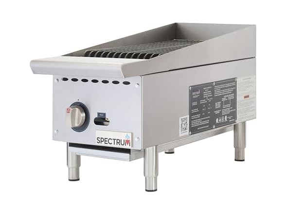 Winco 12" Charbroiler, Natural Gas - New