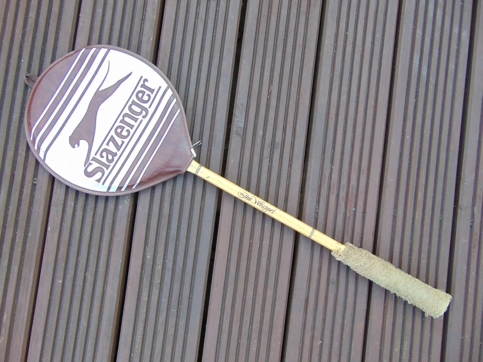 Vintage Retro Slazenger 'The Whippet' Squash Racquet Racket & Cover - Image 3 of 4