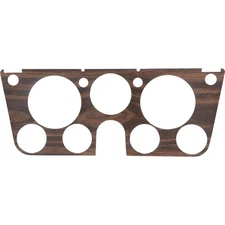 1969-72 Chevrolet GMC Truck; Dash Gauge Bezel Woodgrain Overlay; 7 Gauge Design